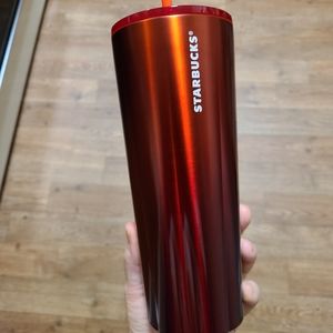Starbucks Red Stainless Steel Holiday Cup